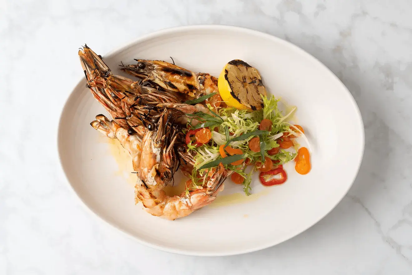 Grilled shrimp