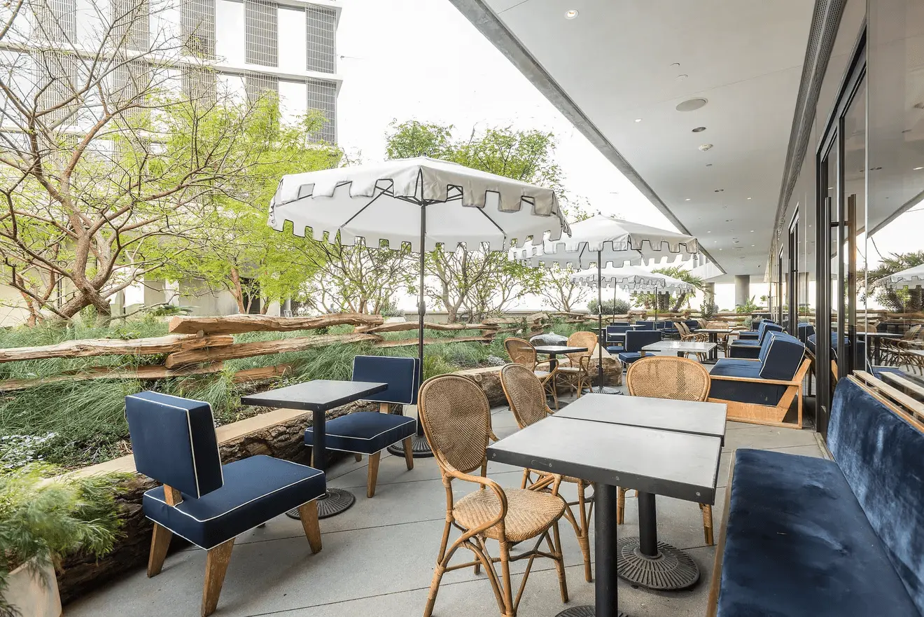 Alice restaurant patio seating