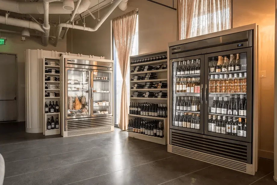 Alice Restaurant wine section